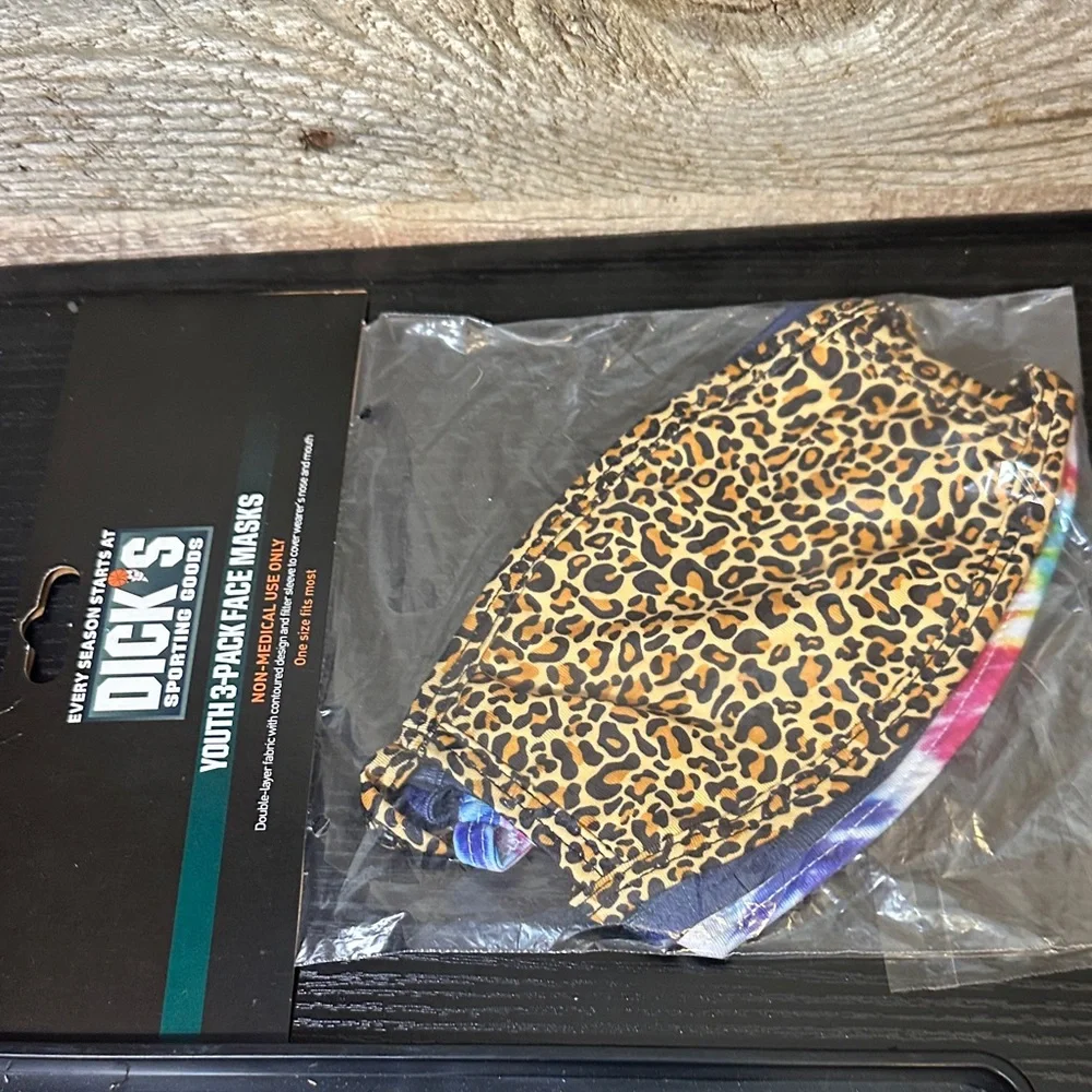 DSG Kids Leopard Pattern Face Mask